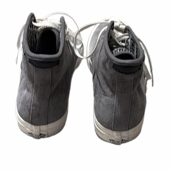 Vans Sneakers Womens 9.5M Gray Suede High Top Camden Skater Grunge Tomboy Urban - Picture 7 of 16
